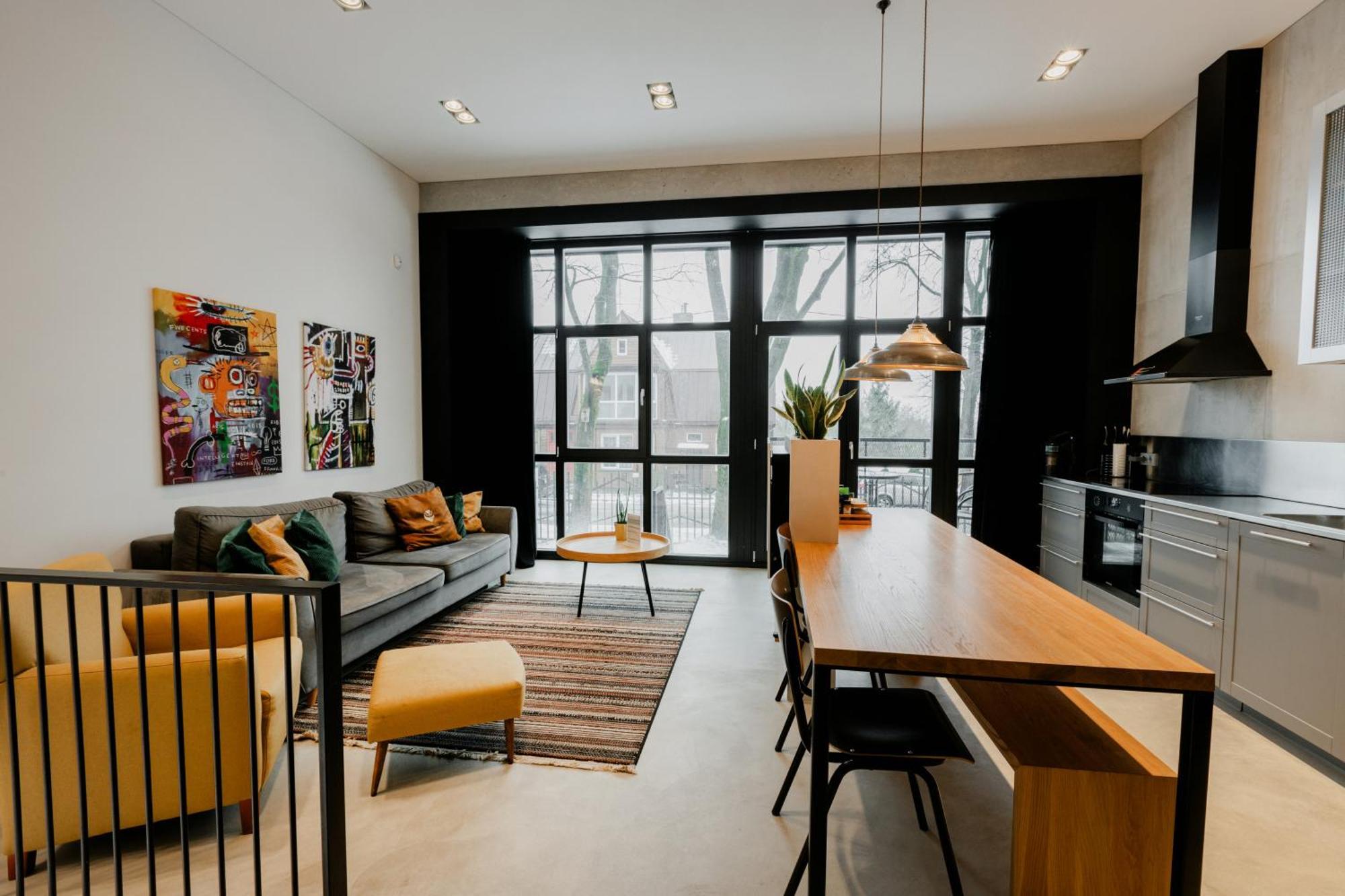 Modern And Spacious Loft Type Apartment 8 With Free Private Parking By "Owl Jazz Apartments" Kaunas Esterno foto
